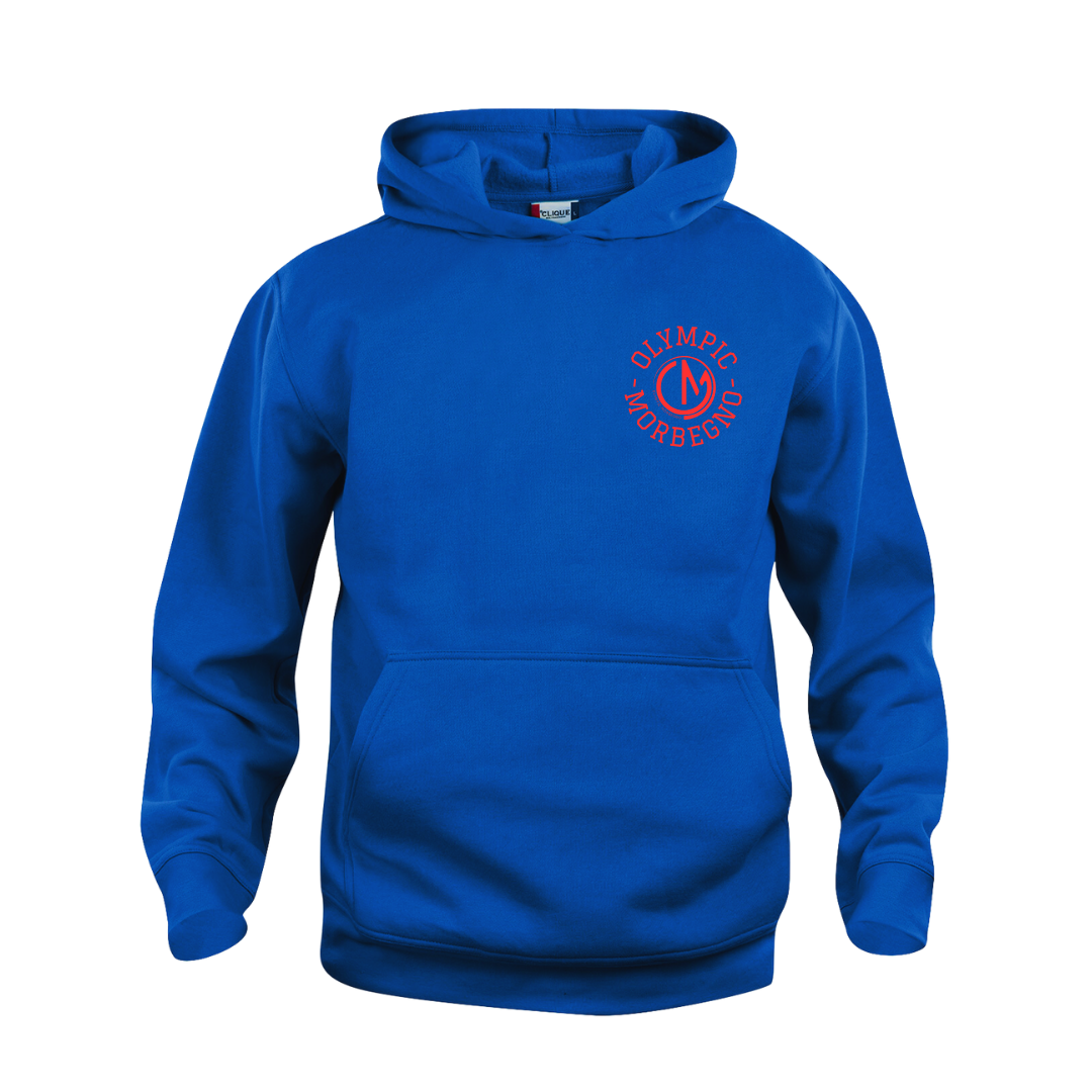 FELPA CON CAPPUCCIO COLORE ROYAL YOUNG